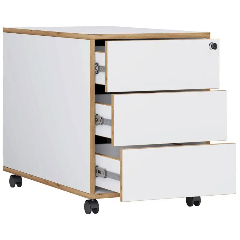 Container Salia Wei&szlig;, Honigeiche B: 42 cm