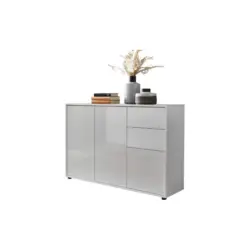 Kommode 105,5 cm Mailand Typ 10, Wei&szlig;