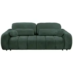 SCHLAFSOFA Bubble Dunkelgr&uuml;n B: 256 cm