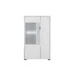 M&ouml;belix Vitrine Hudson Schwarz/Wei&szlig; B: 75 cm