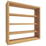 M&ouml;belix K&Uuml;CHENREGAL Esaldi Buchefarben B: 40 cm