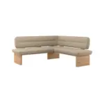 M&ouml;belix Eckbank Beluna II Webstoff beige, B: 232cm