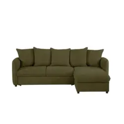 ECKSOFA Costo Olivgr&uuml;n S: 254 cm