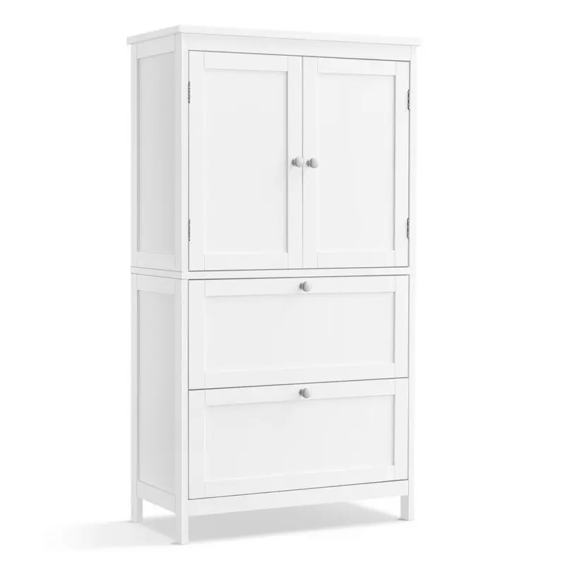 Midischrank Bad BxH 60x110 cm Wei&szlig;