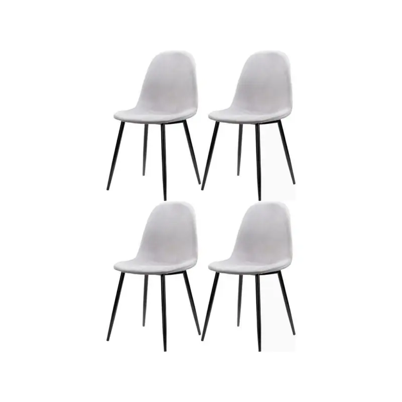 Stuhl-Set Monza Grau B: 44cm 4--Teilig