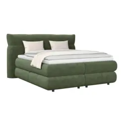 Boxspringbett Carmelo Dunkelgr&uuml;n 180x200 cm