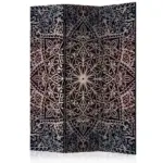 M&ouml;belix PARAVENT Multicolor Schwarz B: 135 cm
