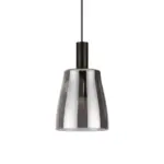 M&ouml;belix H&auml;ngeleuchte Coco Grau Schwarz D: 15 cm