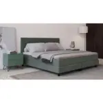 M&ouml;belix Boxbett mit Topper 140x200 Andorra