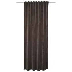 FERTIGVORHANG Wolly Anthrazit B: 135 cm