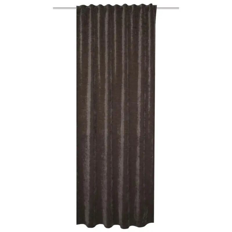 FERTIGVORHANG Wolly Anthrazit B: 135 cm