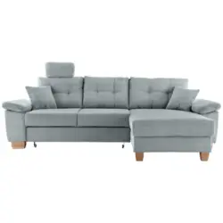Ecksofa Brizzini Hellblau S: 270x176 cm