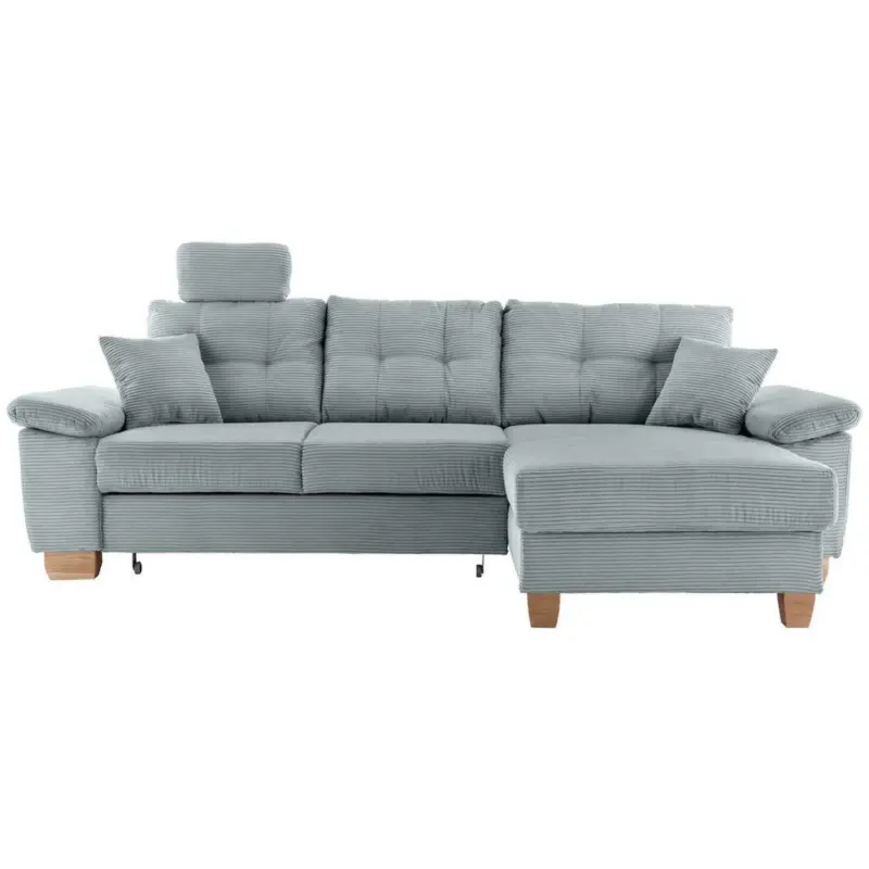 Ecksofa Brizzini Hellblau S: 270x176 cm