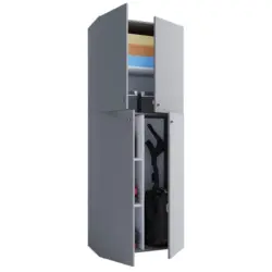 Mehrzweckschrank Lona Grau BxH 70x182 cm