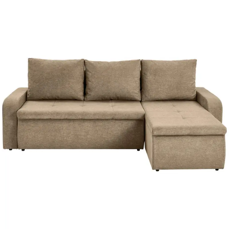 ECKSOFA Larisa Braun S: 235x158 cm
