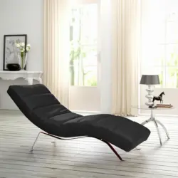 Relaxliege Swing Silver Schwarz B: 65 cm