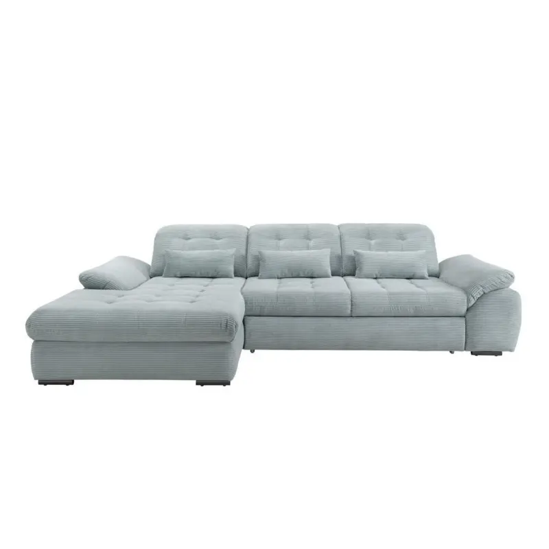 Ecksofa mit Bettkasten Rigatti Blau S: 184x314 cm