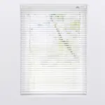 M&ouml;belix Jalousie 60x250 cm Aluminium Wei&szlig; bohren/Klemmen Schnurzug