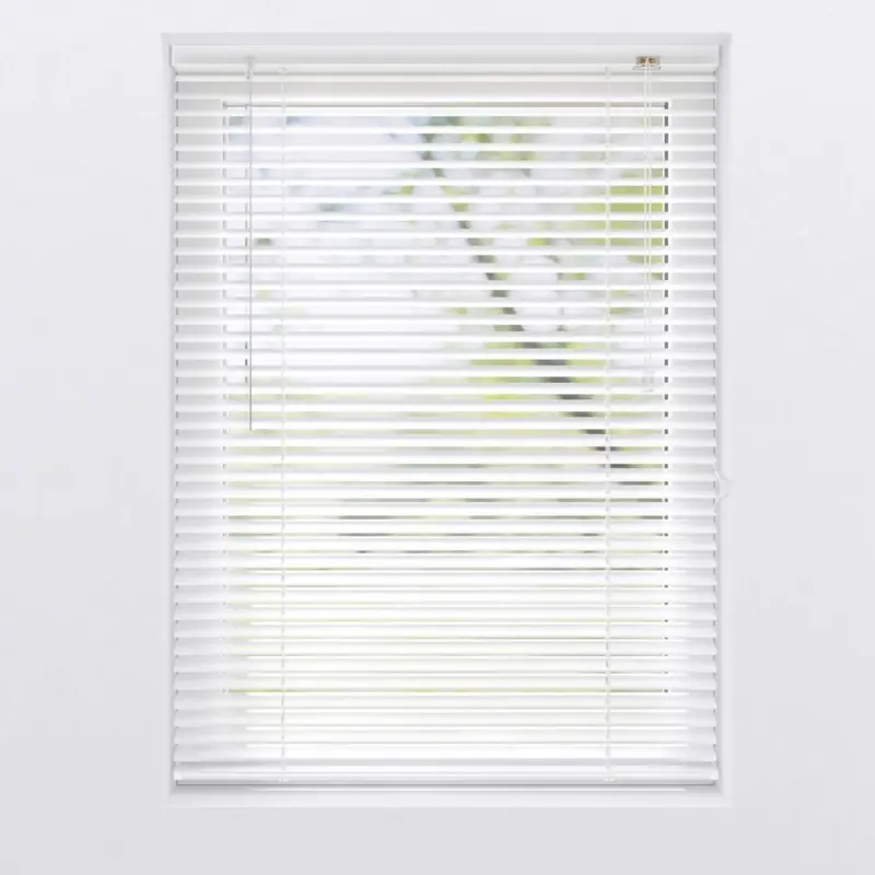 Jalousie 60x250 cm Aluminium Wei&szlig; bohren/Klemmen Schnurzug