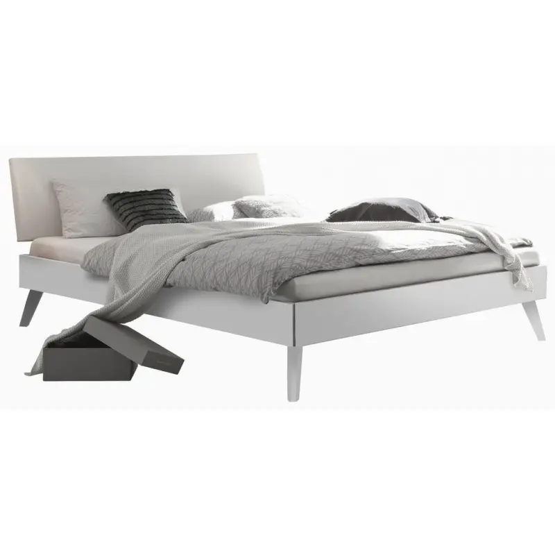 Bett Pesaro mit gepolstertem Kopfteil 120x200