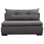 M&ouml;belix 2-Sitzer-Sofa Yellow mit Schlaffunktion Grau Cord