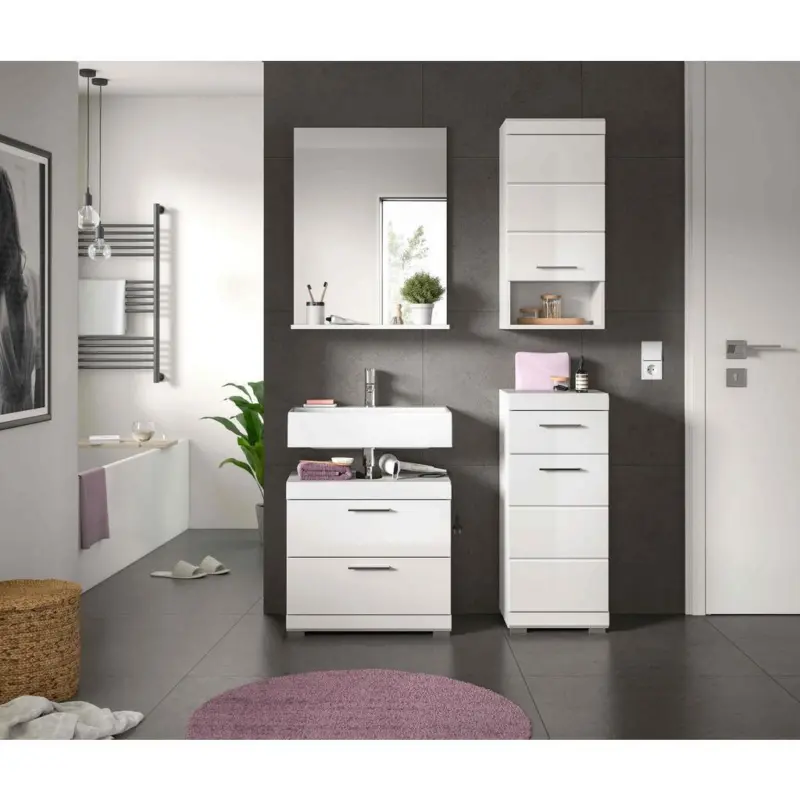 BADEZIMMER Scout Wei&szlig; B: 134 cm