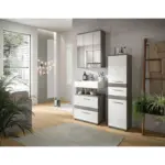 M&ouml;belix BADEZIMMER Blake Wei&szlig; HG B: 105 cm