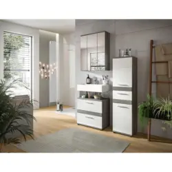 BADEZIMMER Blake Wei&szlig; HG B: 105 cm