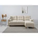 M&ouml;belix ECKSOFA Noret, Wei&szlig; S: 223x157 cm