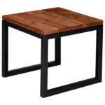 M&ouml;belix Couchtisch Holz Massiv, Sheesham/Schwarz