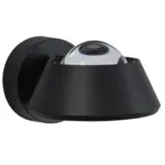 M&ouml;belix LED-Wandleuchte IP44 1-Flammig, Schwarz, schwenkbar