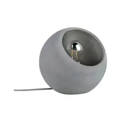 Tischlampe Ingram dimmbar Grau mit Schnurschalter