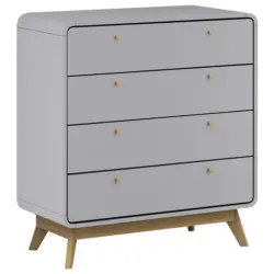 Kommode Cassie Grau 80 cm