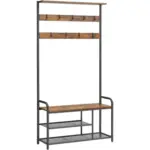 M&ouml;belix GARDEROBE Braun, Schwarz B: 85 cm