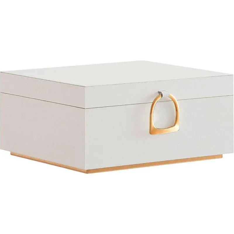 SCHMUCKK&Auml;STCHEN Wei&szlig; B: 24 cm