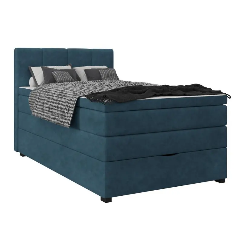 Boxspringbett mit Topper & Bettkasten 100x200 Lauro