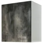 M&ouml;belix K&uuml;chenoberschrank Lucca Wei&szlig;/Graubraun B: 50 cm