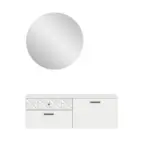 M&ouml;belix GARDEROBE Prisma Wei&szlig; B: 110 cm