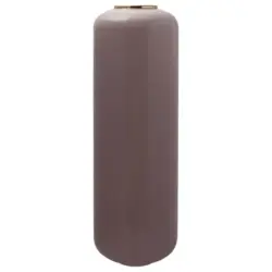 Bodenvase Art Deco Goldfarben Altrosa, D: 30 cm