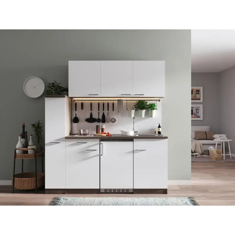 K&Uuml;CHENBLOCK OLIVER SINGLEK&Uuml;CHE 180 CM