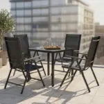 M&ouml;belix Gartengarnitur 5 -Teilig. Metall/Schwarz
