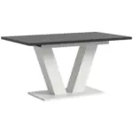 M&ouml;belix Ausziehtisch Marlon 150 AZ Dekor grau/Wei&szlig;, B: 150-190cm