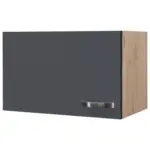 M&ouml;belix K&uuml;chenoberschrank Shadow 60 cm Grau/Eiche Dekor 1 Dreht&uuml;r