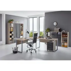 B&uuml;ro Office Edition Eiche Dekor/Anthrazit