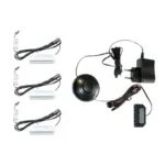 M&ouml;belix GLASBODENBELEUCHTUNGS-SET Beleuchtung Schwarz Warmwei&szlig;