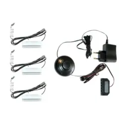 GLASBODENBELEUCHTUNGS-SET Beleuchtung Schwarz Warmwei&szlig;