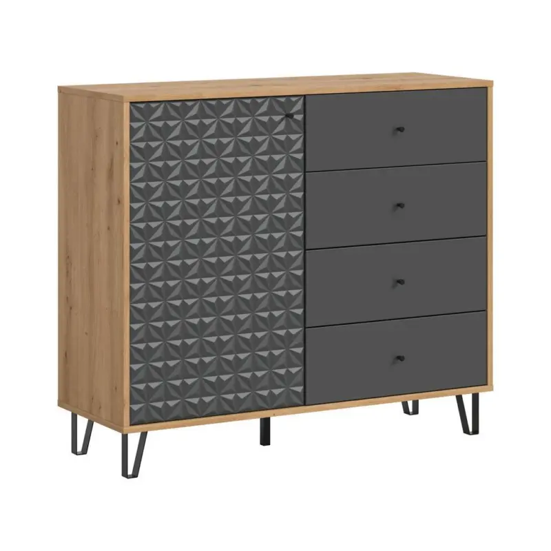 HIGHBOARD Prisma, Anthrazit B: 110 cm