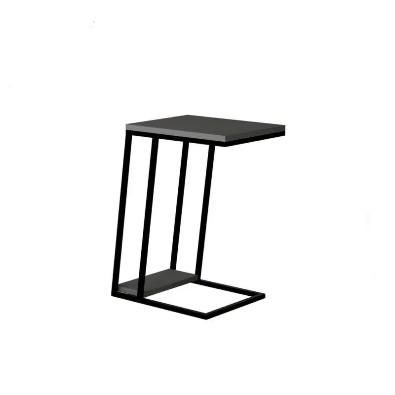 Beistelltisch Pal C Anthrazit/Schwarz B: 40 cm