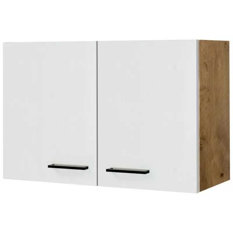 K&uuml;chenoberschrank Avila Eichefarben/Magnolie B: 80 cm