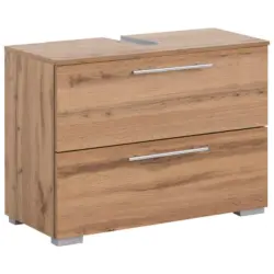 Waschbeckenunterschrank Carlos B: 80,2 cm Eichefarben